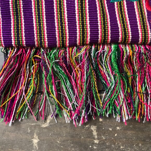 Vintage Handwoven Guatemalan Purse | Hippie Purse - Picture 6 of 10